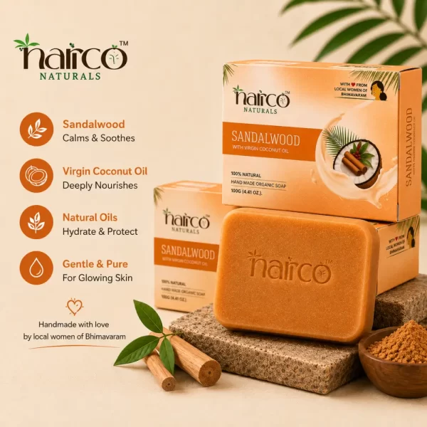 Sandal + Krishna Tulasi Soap